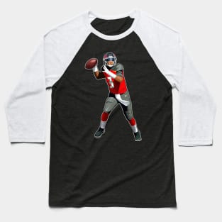 Jameis Winston #3 Drop Back Baseball T-Shirt